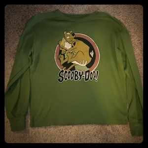 Official Scooby-Doo Green Long Sleeve size L